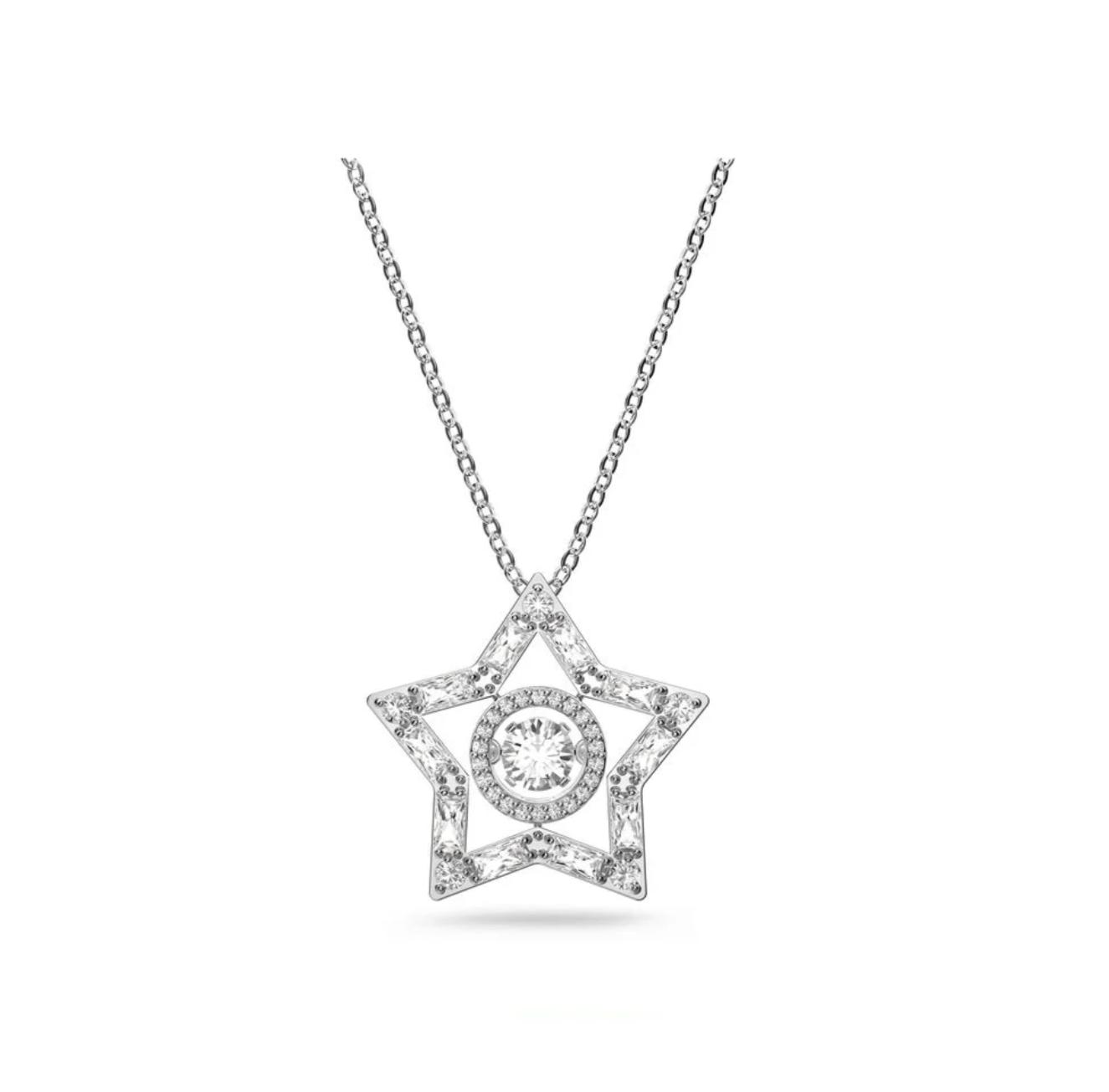 5617919 STELLA: PEND CZ WHITE/RHS