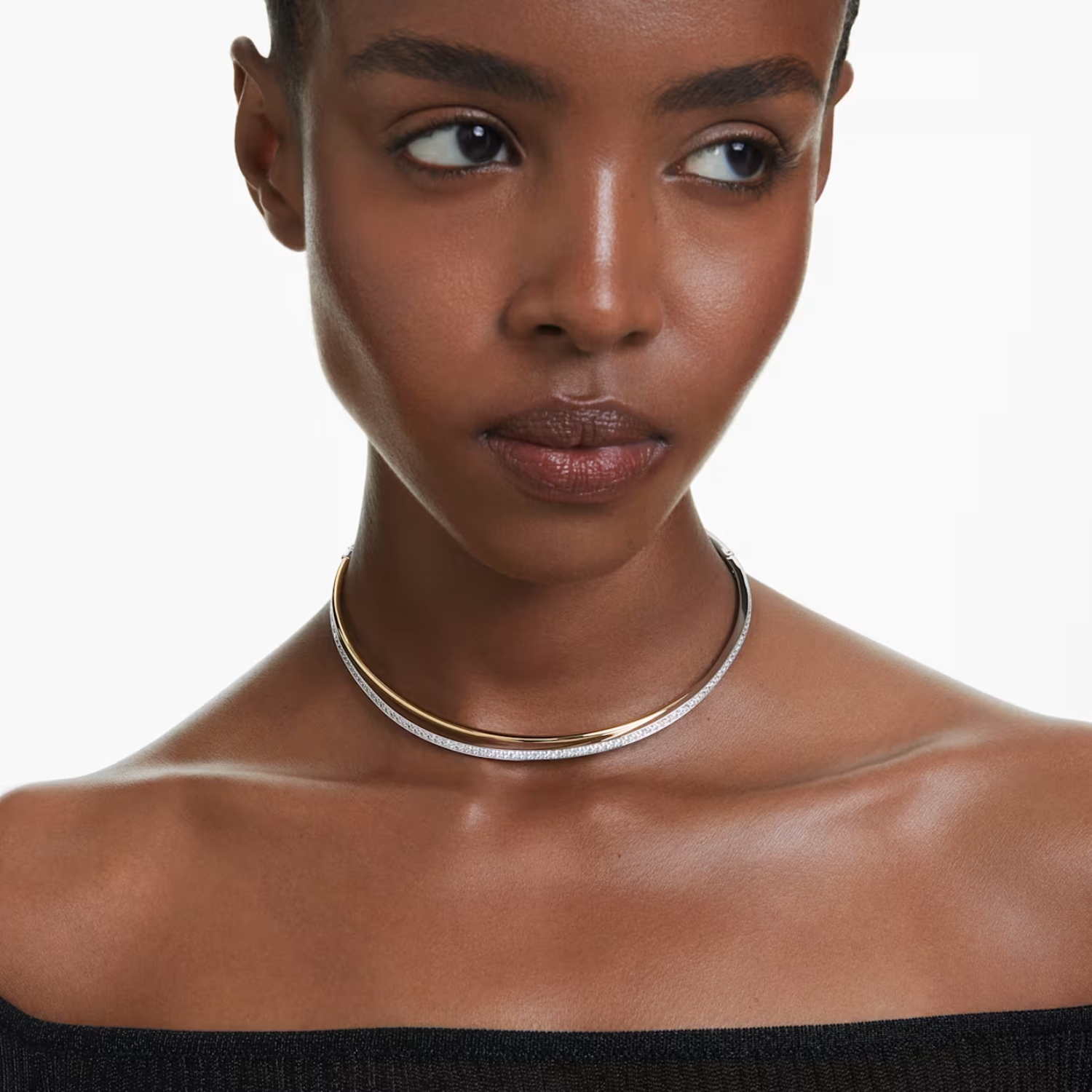 5702408 HYPERBOLA: CHOKER WHITE/MIX M