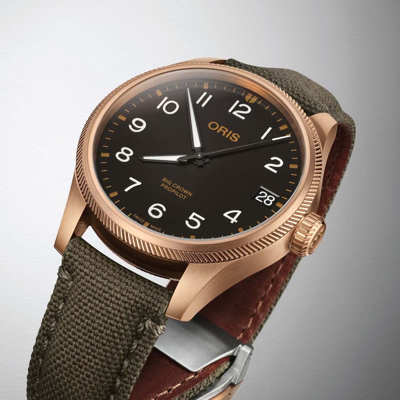 Oris BC Propilot Bronze - Balck Arab Num Dial