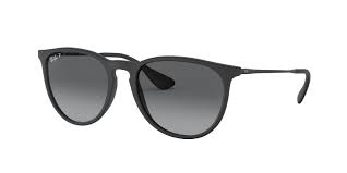 RAY BAN 0RB4171 SIZE554 ERIKA RUBBER BLACK W/LIGHT GREY GRADIENT DARK GREY