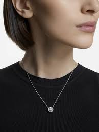 SPARKLING DC:NECKLACE CZWH/CRY/RHS