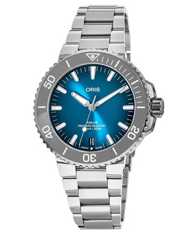 Oris Acquis Date-Blue Dial