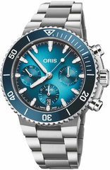 Aquis Chronograph - Dial: Blue, Strap: MB steel polished