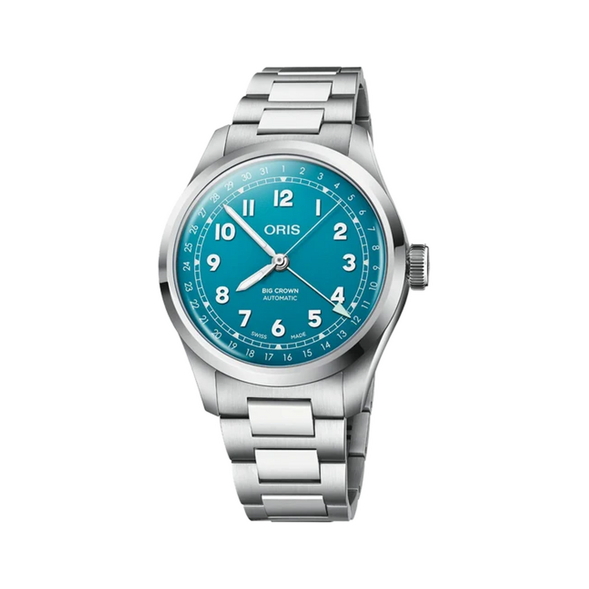 01 733 7771 4055-07 8 19 18 Oris Divers Sixty-Five - Dial: Blue, Strap: MB steel polished