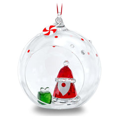 5596382 HOLIDAY CHEERS:BALL ORNAMENT SANTA CLAUS