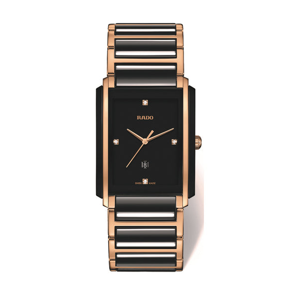 Integral Diamonds Rose Gold Diamond Set Quartz Watch Men's R20207712