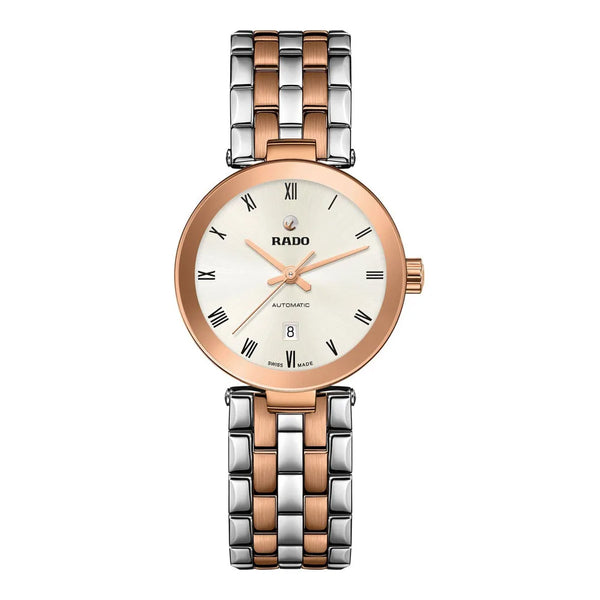 Florence Ladies Rose Gold & White Dial Automatic Women's R48900113